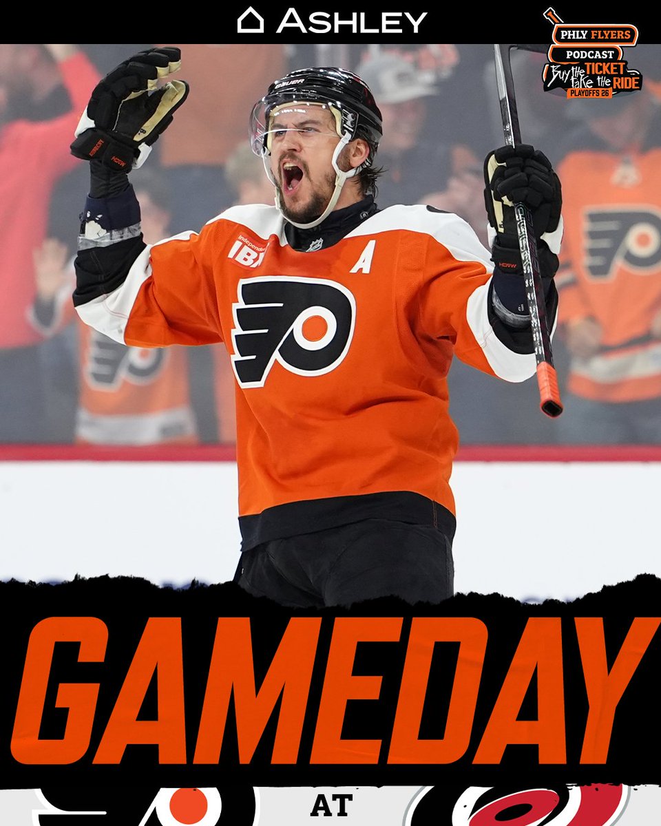 PHLY_Flyers's tweet image. ROUND 2. GAME 1. Pregame at 7:30 PM EST with @BiladelphiaPHLY and @Flyperbole: youtube.com/@PHLY_Sports   

Find unbeatable deals and styles now at Ashley today. #AshleyFurniture #GameDayReady #HomeStyle #MyAshleyHome #LetsGoFlyers