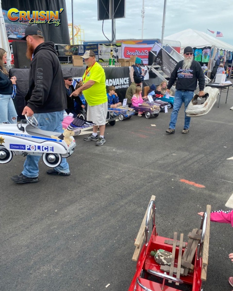 TCIAuto's tweet image. They say every passion starts young, and we couldn’t agree more. We just had to share these adorable pics from Cruisin' Ocean City in Maryland and the pedal car judging.
#CruisinOceanCity26 #Maryland #pedalcars