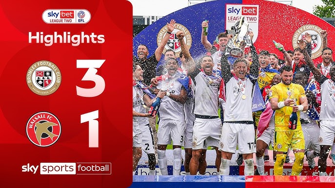 FootyTalk___'s tweet photo. League Two:

Bromley win the Title after a 3-1 win over Walsall

Cambridge United secure automatic promotion after a 0-0 draw at Crewe and Salford's 0-0 draw at Crawley.

Harrogate Town and Barrow are relegated to the National League.
#EFL #Bromley #CUFC #Salford #HTFC #Barrow https://t.co/JyoQ5mfJY6