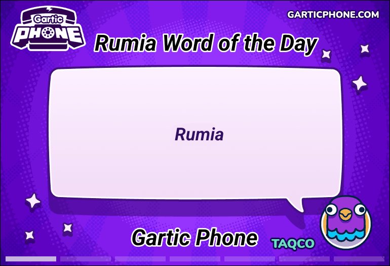 Rumia Word of the Day tweet media