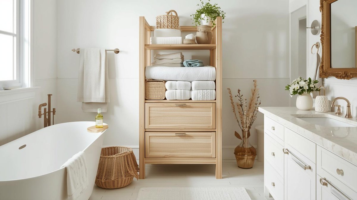 DeBonisTeam's tweet image. Have plenty of towels but no way to keep them organized? These towel storage ideas are inventive, beautiful, and practical. They’ll keep your bathroom decluttered. 😉

#Storage #StorageSpaces #StorageSpaceIdeas
 LocalInfoForYou.com/94454/towel-st…