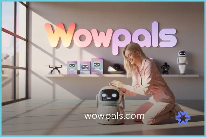 Somicom's tweet image. #BusinessOpportunity #Robots #Robotics #AI
Wowpals.com is an ideal domain for a business in the field of Robots, Robotics, and AI. The name exudes excitement and wonder, reflecting the cutting-edge technology and innovation associated with these industries. "Wow"