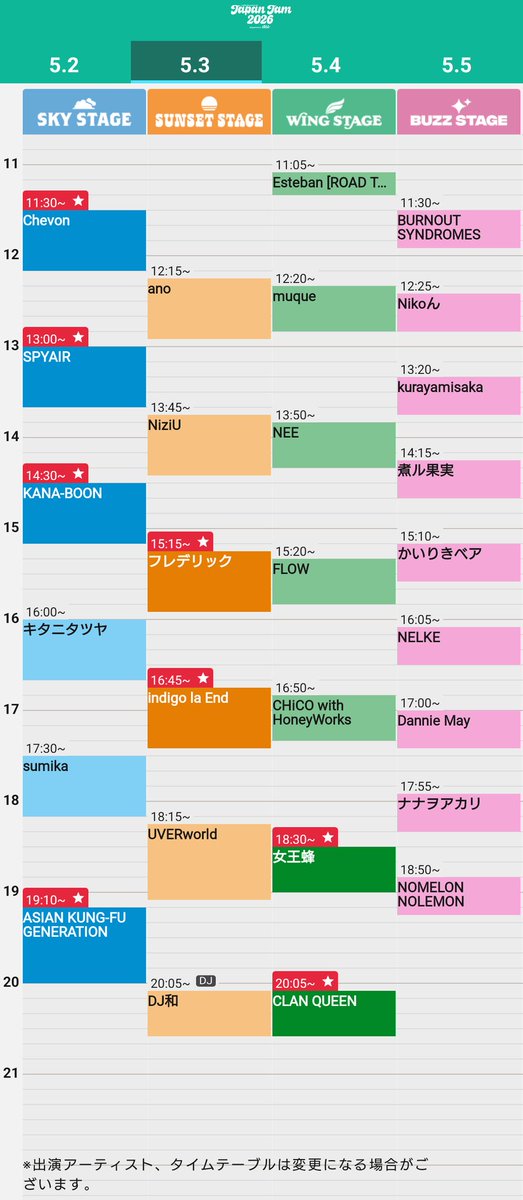 わいぴ𓃶 5/3 JAM tweet media