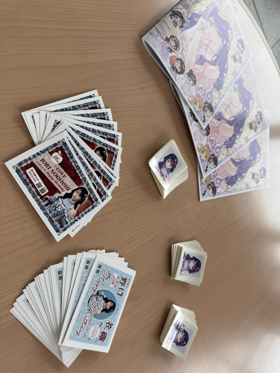 イコラブ =LOVE 生誕祭イベント野口衣織入場特典メッセージ入りカード