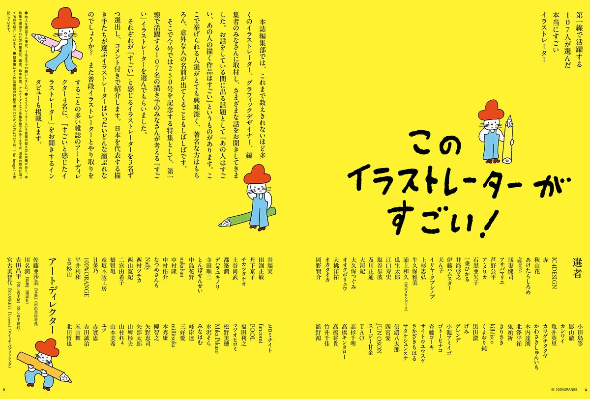 「このイラストレーターがすごい！」特集。自分から遠い大先輩を挙げる人もいれば、身近な知人を挙げる人もいて、いろんな風に読める企画でおもしろい。

『イラストレーション』26年6月号　‡日々雑誌