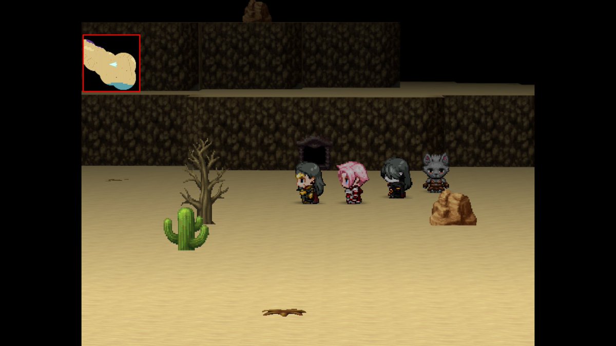necrocatic's tweet image. Thank you for hosting!

For this week's #screenshotsaturday , we present you with a screen capture from the Dreadful Desert with the Hero, Clerica, Vampyre and Lycan class.

Check out our RPG called DREADMARROW, newly released on Steam:   store.steampowered.com/app/4031690/Dr…

#indiedev