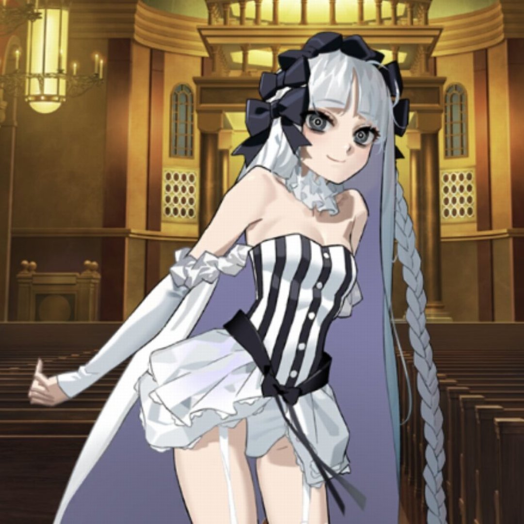 Merem110's tweet image. フランチェスカ・プレラーティの原作衣装と第一再臨を比較するとけっこう違います。 #FGO