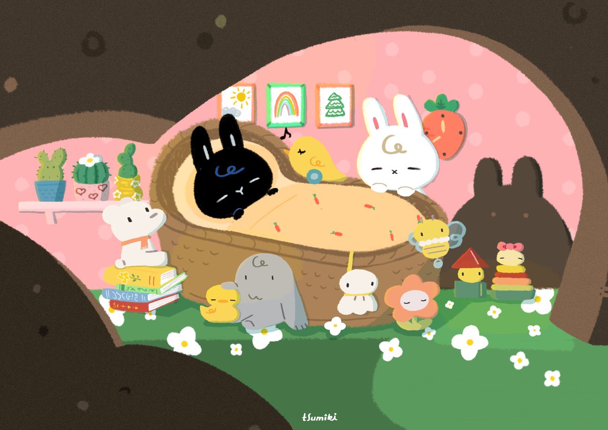 うさぎのイラストを描いています！ 好き！と思ってくれる方がいたら