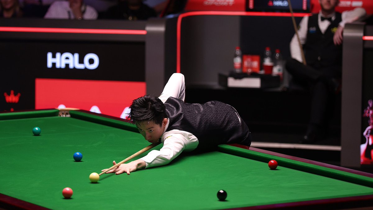 CGTNSportsScene's tweet photo. 🔥🎱#WuYize edged #MarkAllen 17-16 in #WorldSnookerChampionship semifinal at #CrucibleTheatre .

The contest was tied 10 times and included a 100+minutes frame in 14th. 

🇨🇳💪The 22-year-old Chinese came back from three frames down to reach the final against #ShaunMurphy . https://t.co/XPyfSzly5E
