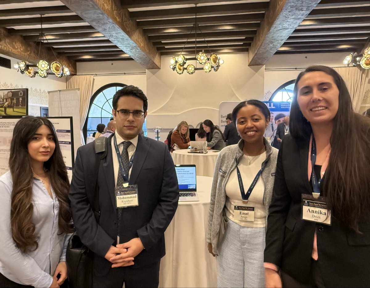 m_keykhaei's tweet photo. Grateful to have been nominated as a finalist @CaliforniaACC and to present our work on cost offsets with quadruple GDMT. Deeply grateful to @gcfmd and our amazing team. Excited to share the full work soon @boback @NMHheartdoc @SJGreene_md @SinaRsh @uclaimchiefs @uclaCVfellows https://t.co/0hJ6ip93zP