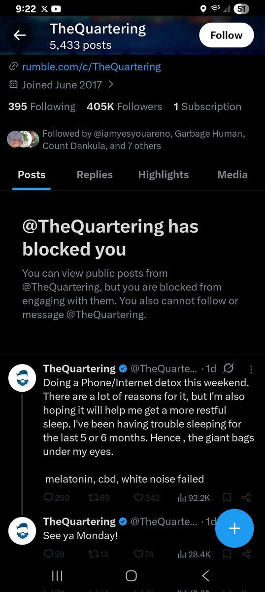 wik_chad47429's tweet photo. BA-BA DUM DUM DUMM....
ANOTHER ONE BITES THE DUST
#jeremyHambly couldn't take the heat, making #theQuartering #PulseCheck
ha ha https://t.co/QMBlyUkPBh