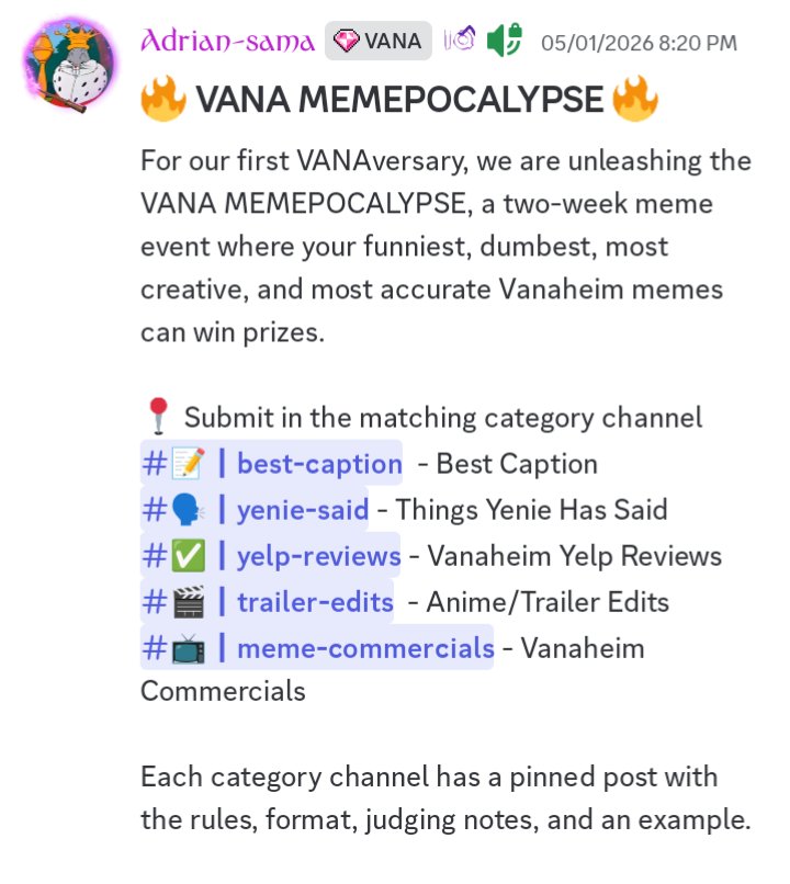 Vanaversary tweet media