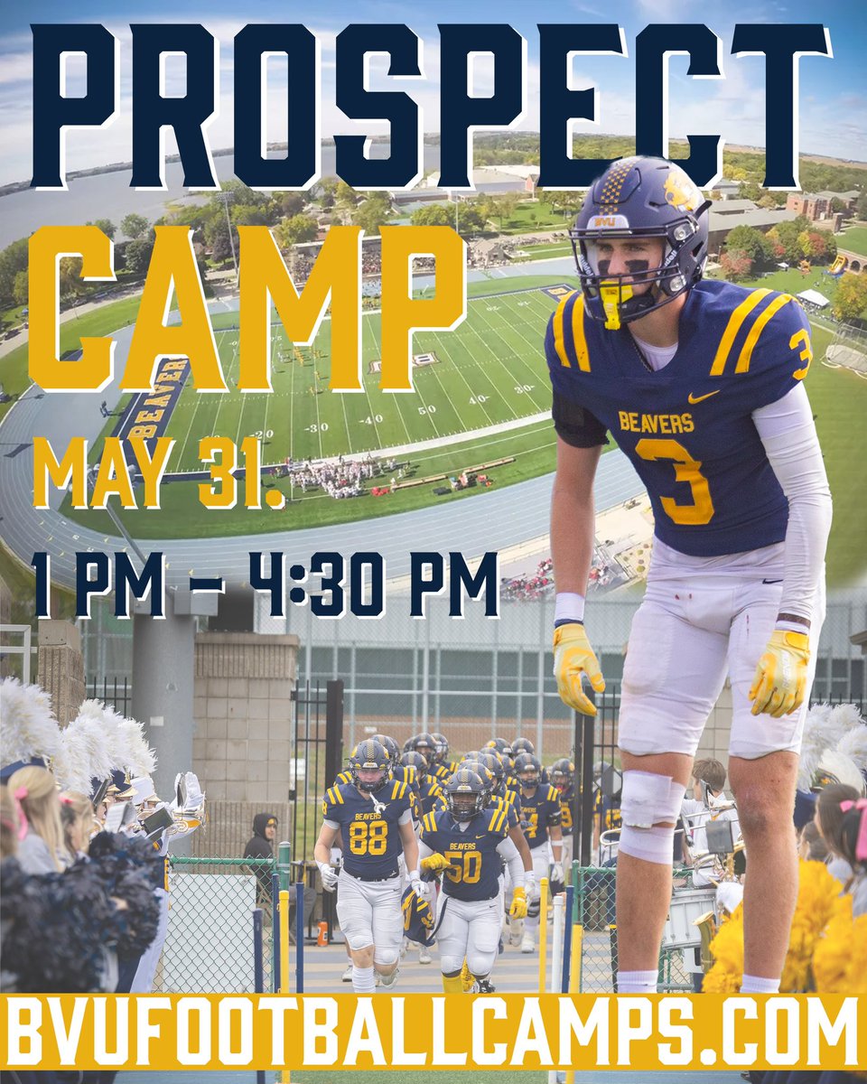 samvandonslear1's tweet photo. Thank you @CoachRethman for the camp invite @BVU_Football https://t.co/mywSWnW2Q8