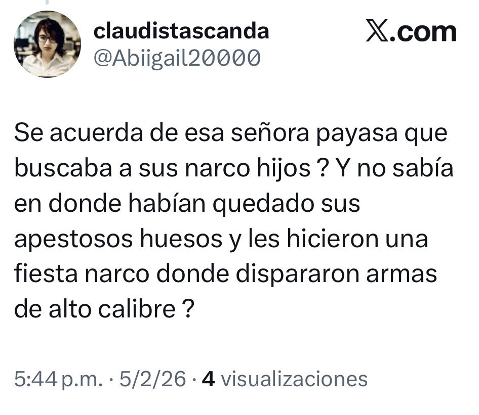 Alicia Alarcón tweet media
