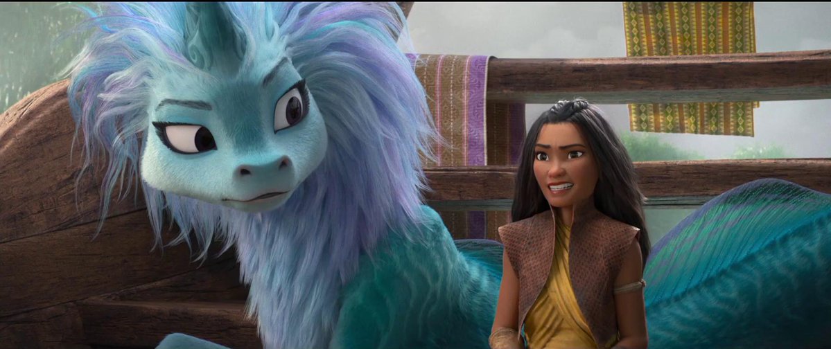 BinJam7's tweet image. #Bales2026FilmChallenge
@JanuaryMovie @fredforthemets 

#May Day 3 Magical creature

Raya and the Last Dragon (2021)