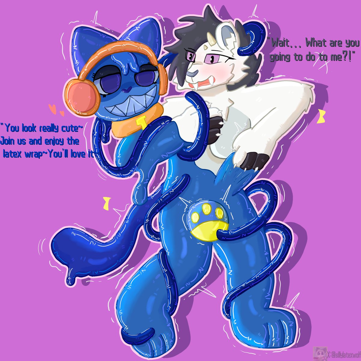 sillylatexwolf tweet media