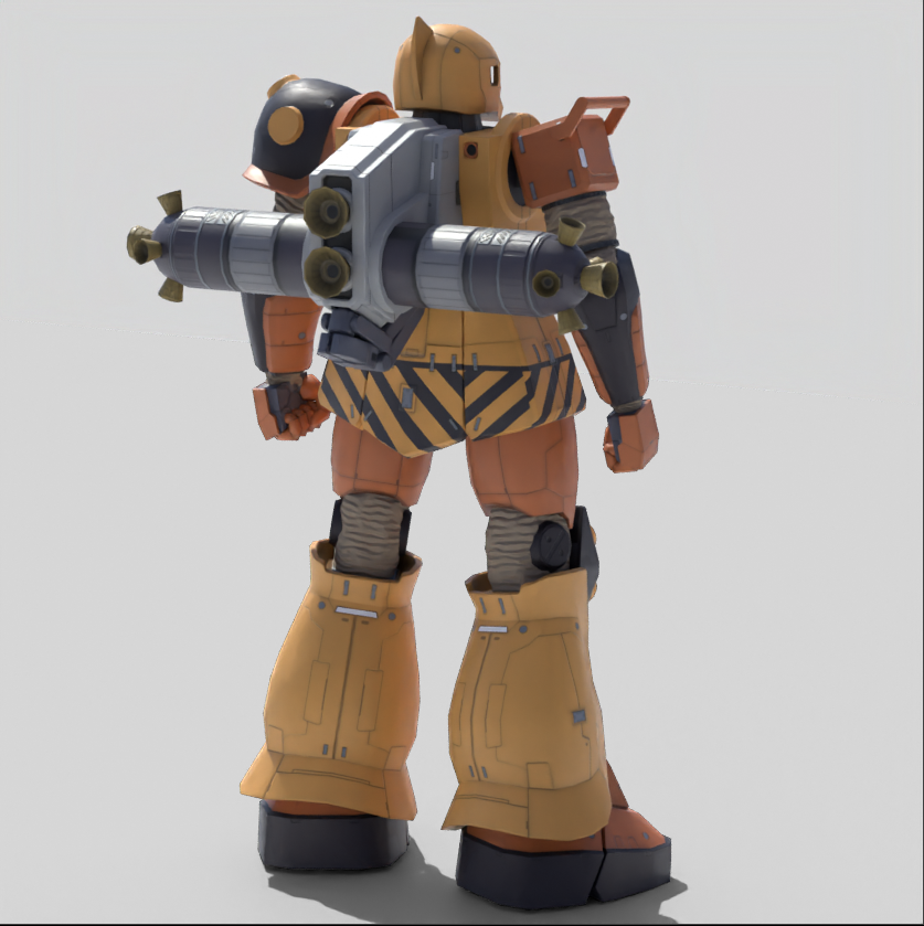 EvacTouch's tweet photo. Zaku 1 [Thunderbolt] kitbash https://t.co/Q1PiiPaSGp