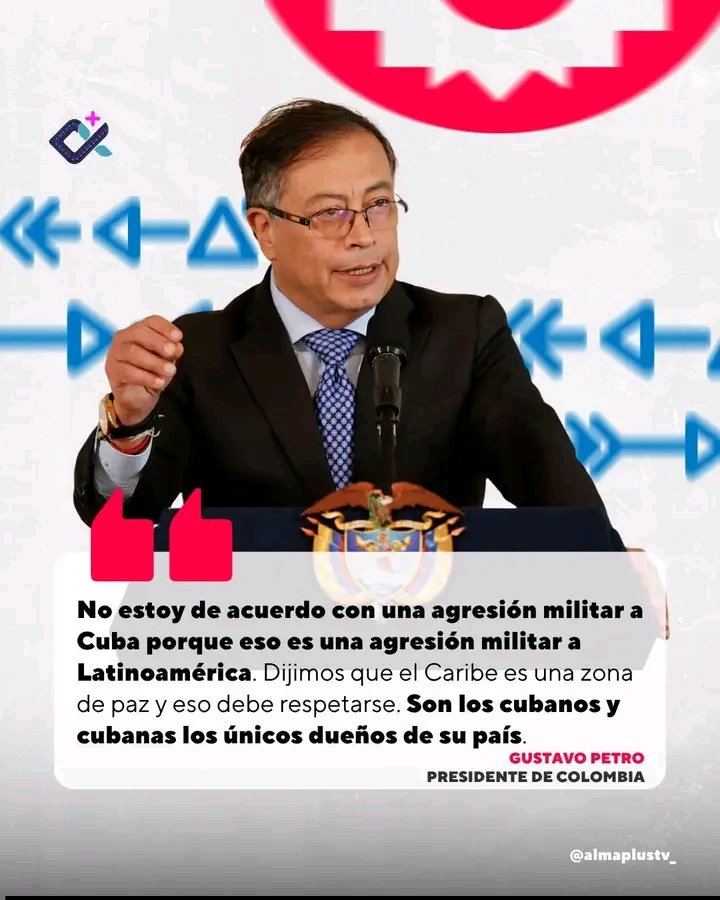 Desde #VillaClaraConTodos expresamos nuestro apoyo a las palabras del presidente de #Colombia.
#Cuba
#CubaEstáFirme