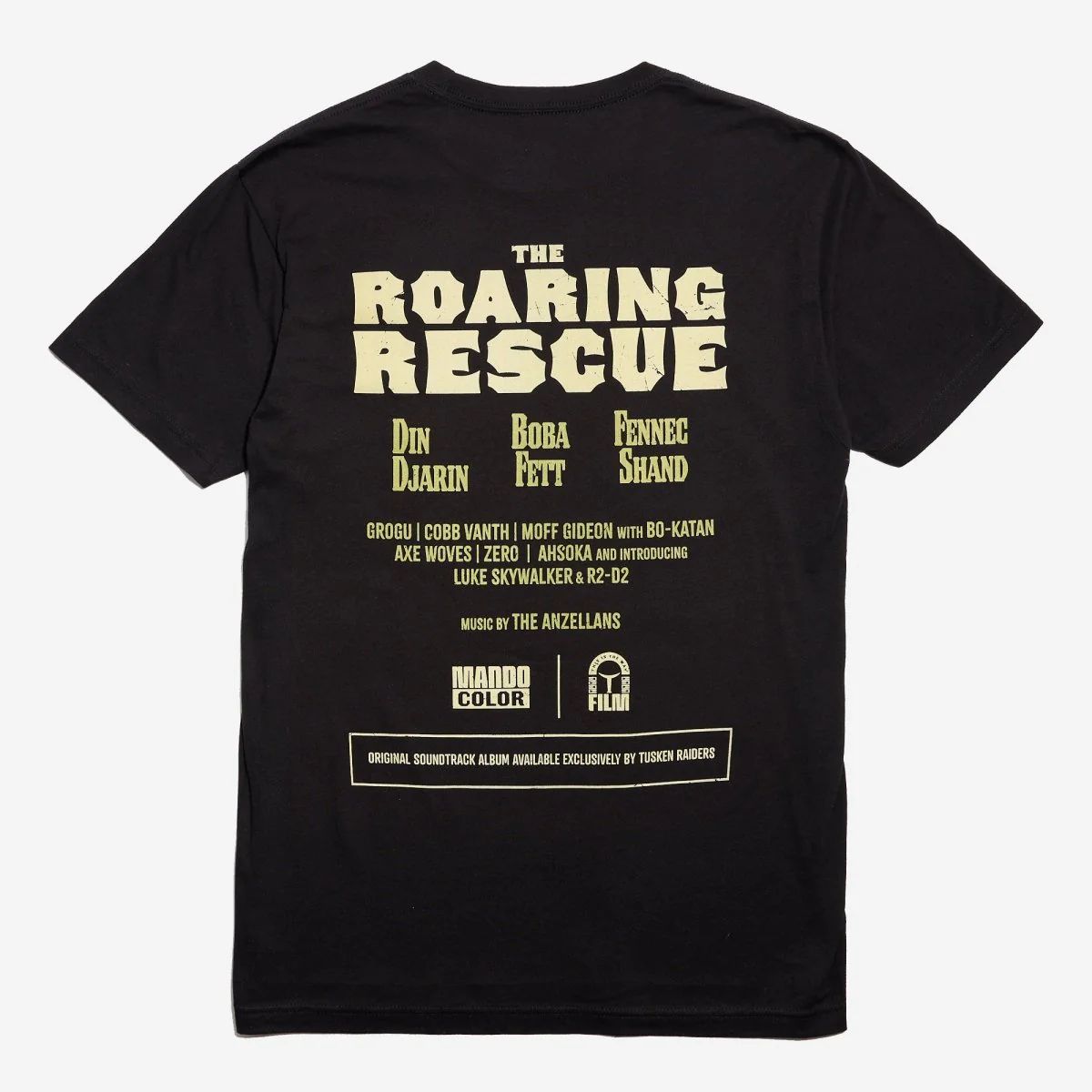 bobafettfanclub's tweet image. Today only: Heroes &amp;amp; Villains has their "The Roaring Rescue" t-shirt which includes #BobaFett on their site at bobafett.club/cty8b 

Their May 3 and 4 only shirts also name check Boba Fett like a movie poster but he's not shown in the artwork

More: bobafett.club/starwarsday2026