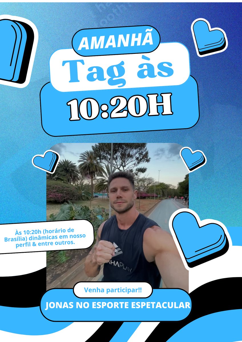 JonasEngaja's tweet photo. ATENÇÃO, FANDOM! 🚨
Amanhã tem encontro marcado, hein!

⏰ Às 11h (horário de Brasília)
Nosso Jonas vai estar no Esporte Espetacular trazendo tudo pra gente!

E com isso, vamos puxar tag aqui em nosso perfil amanhã às 10:20h.

Amanhã a gente te espera, compartilha e chama geral! https://t.co/SKVQ6N3IaU