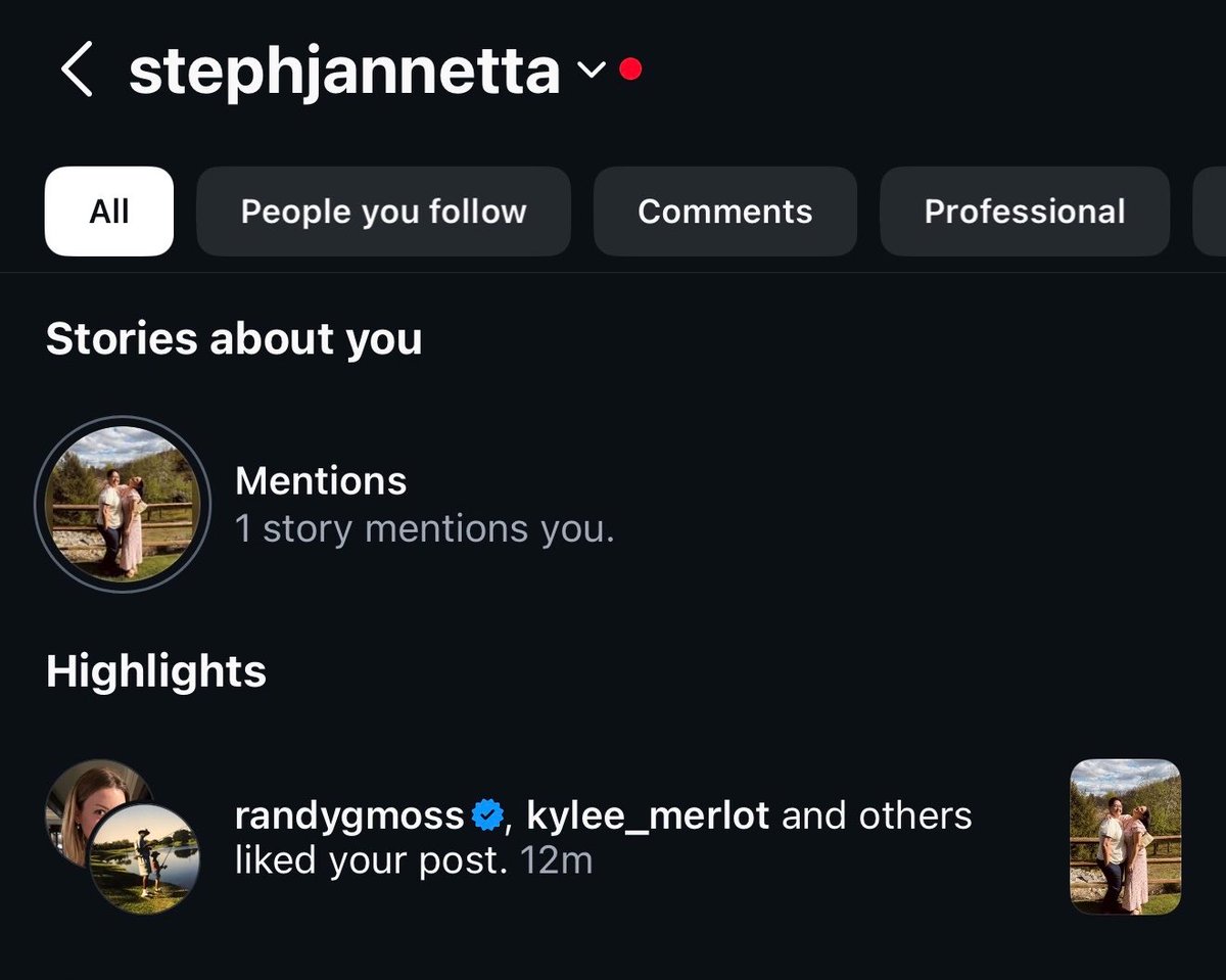 StephonceJay's tweet photo. It’s always insane when THE Randy Moss likes my IG posts 😅😅 https://t.co/WQtCK7hNVv