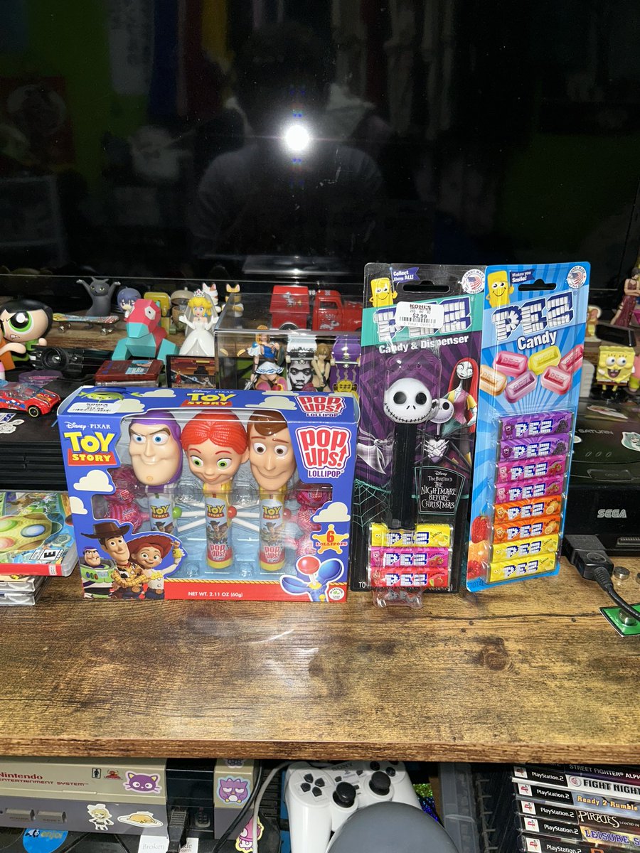 codylagann1998's tweet photo. My mom and dad got me this Toy Story Pop Ups set and this Jack Skellington PEZ dispenser at Kohl’s today. Since they are my two favorite Disney movies. :) #toystory #thenightmarebeforechristmas #disney #pixar #touchstonepictures #popups #pez https://t.co/phTGc1VY8e