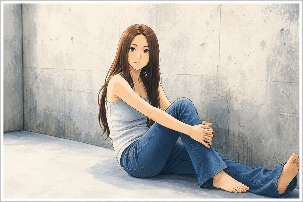 RdAsiaka11's tweet image. 当時（20年以上前）大ファンで、足でもめっちゃお世話になったアーティストさん

#生成AI　#足フェチ

分かった人は凄いです