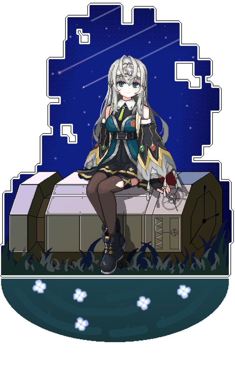 gudajung0123's tweet image. #pixelart #ドット絵 #에픽세븐
감사하게도 기회를 얻어 아크릴 스탠드로 제작되는 경험이 생겼습니다..!
