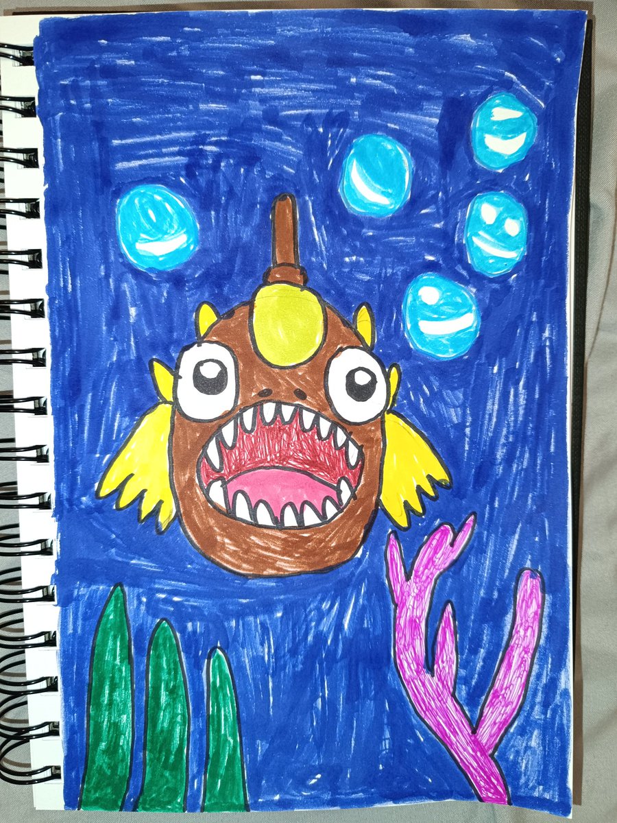 superbattle117's tweet image. Sweet stuff that brown angeler fish so cute🐠

#kirbydreamland2 #kirbyfanart #kirby #kirbyart