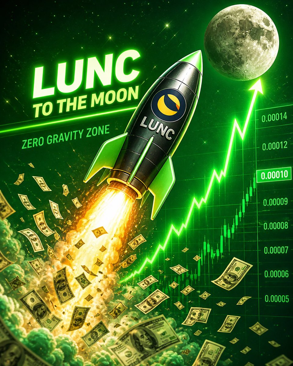 NewzHorizons's tweet image. 🚀 LUNC is entering the Zero Gravity Zone!

🌕 0.0001 isn’t just a price — it’s the gateway to the moon

⏳ Right now, this is still “early”
But when it becomes obvious…

#LUNC #ToTheMoon #ZeroGravity 🚀