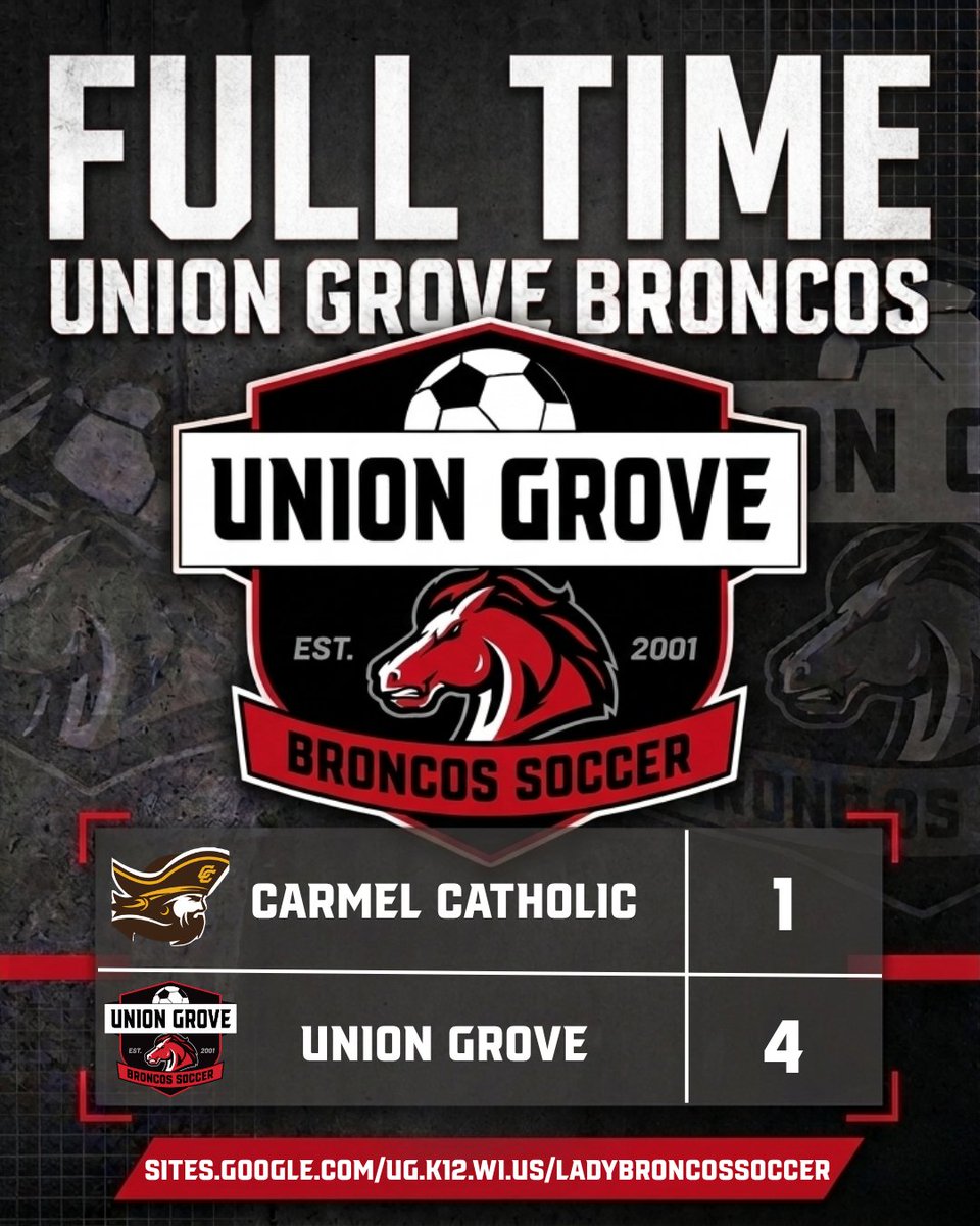 Union Grove Broncos Soccer tweet media