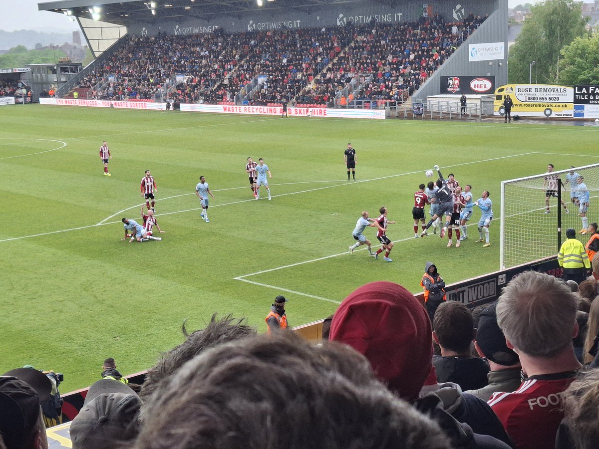 roddersecfc's tweet photo. Game 46. Exeter city 1-2 Bradford city, and almost certainly my last game of this season. https://t.co/CcraqOd5Us