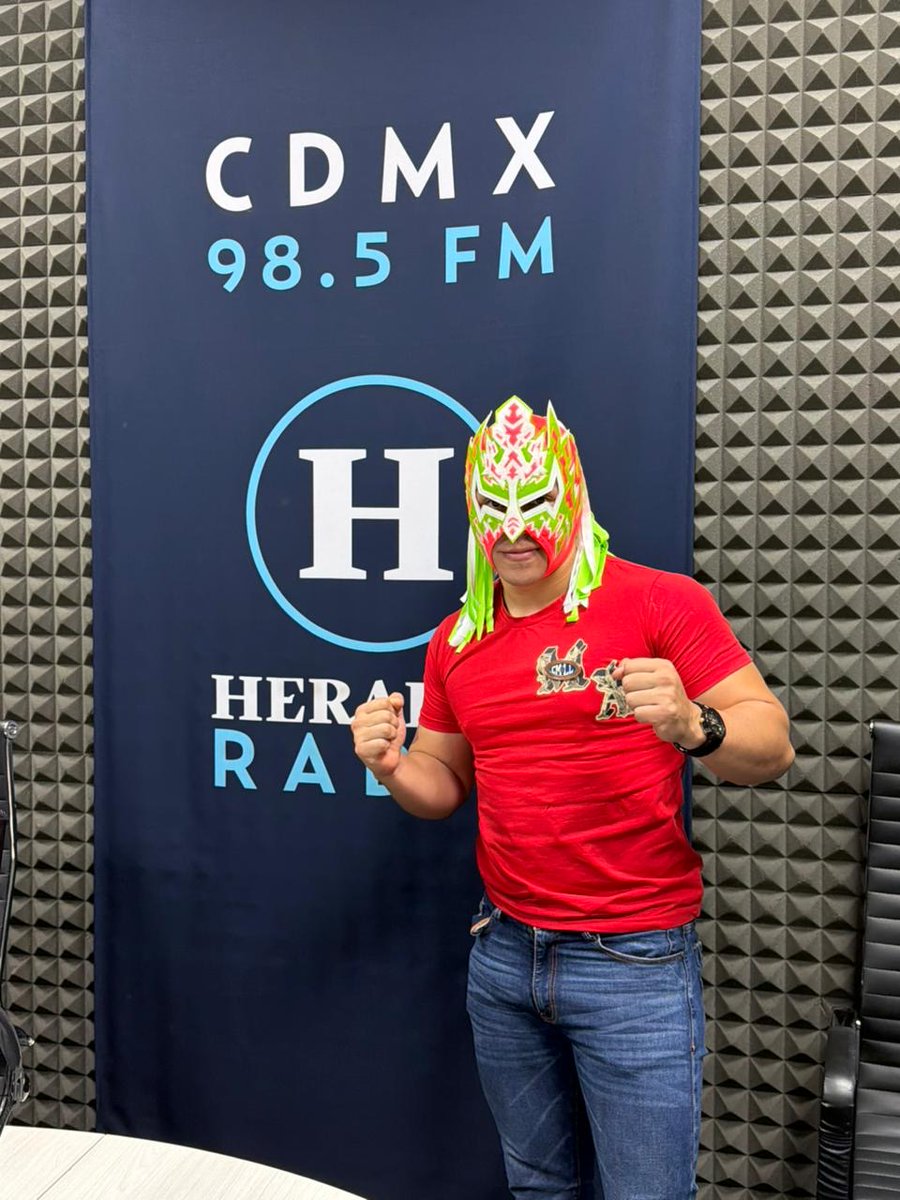 CMLL_OFICIAL's tweet image. Futuro a punto de entrar al aire en el programa de Manuel Zamacona 
Zona de Noticias 
98.5 FM 
Para hablar de la Jornada de salud
este Domingo 3 de mayo de 2026
Lugar: Arena México, Ciudad de México
Horario: De 10:00 am a 4:00 pm.