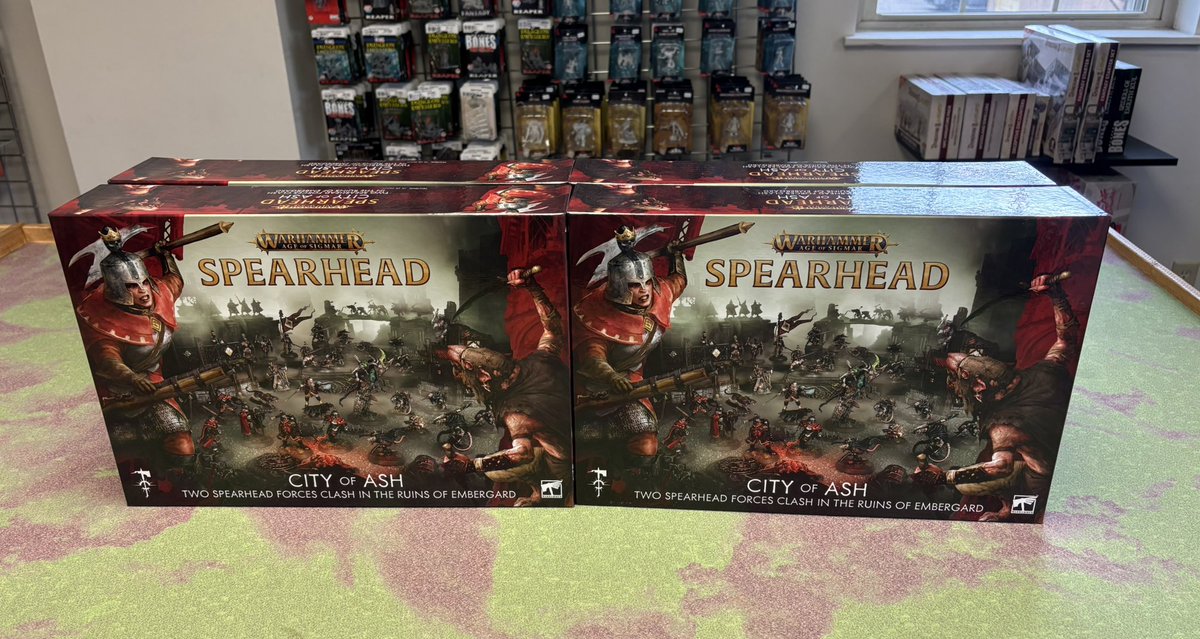 DrawbridgeGames's tweet image. #Warhammer #AgeofSigmar City of Ash is here at Drawbridge Games! #games #shoplocal