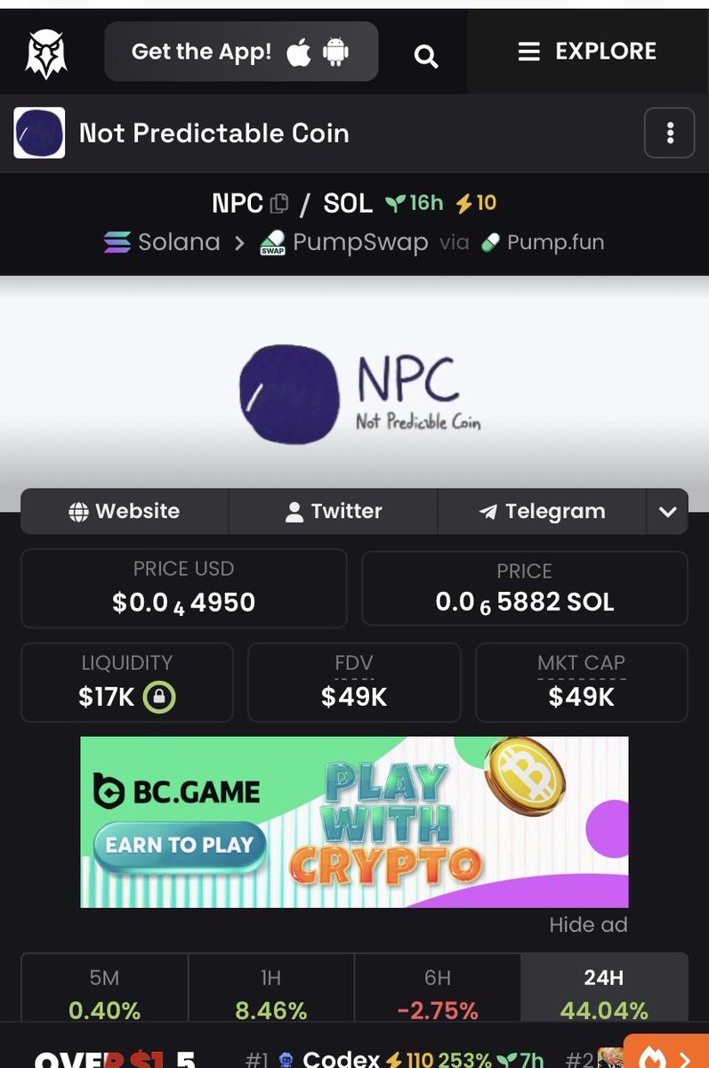 Notpredictablecoin tweet media