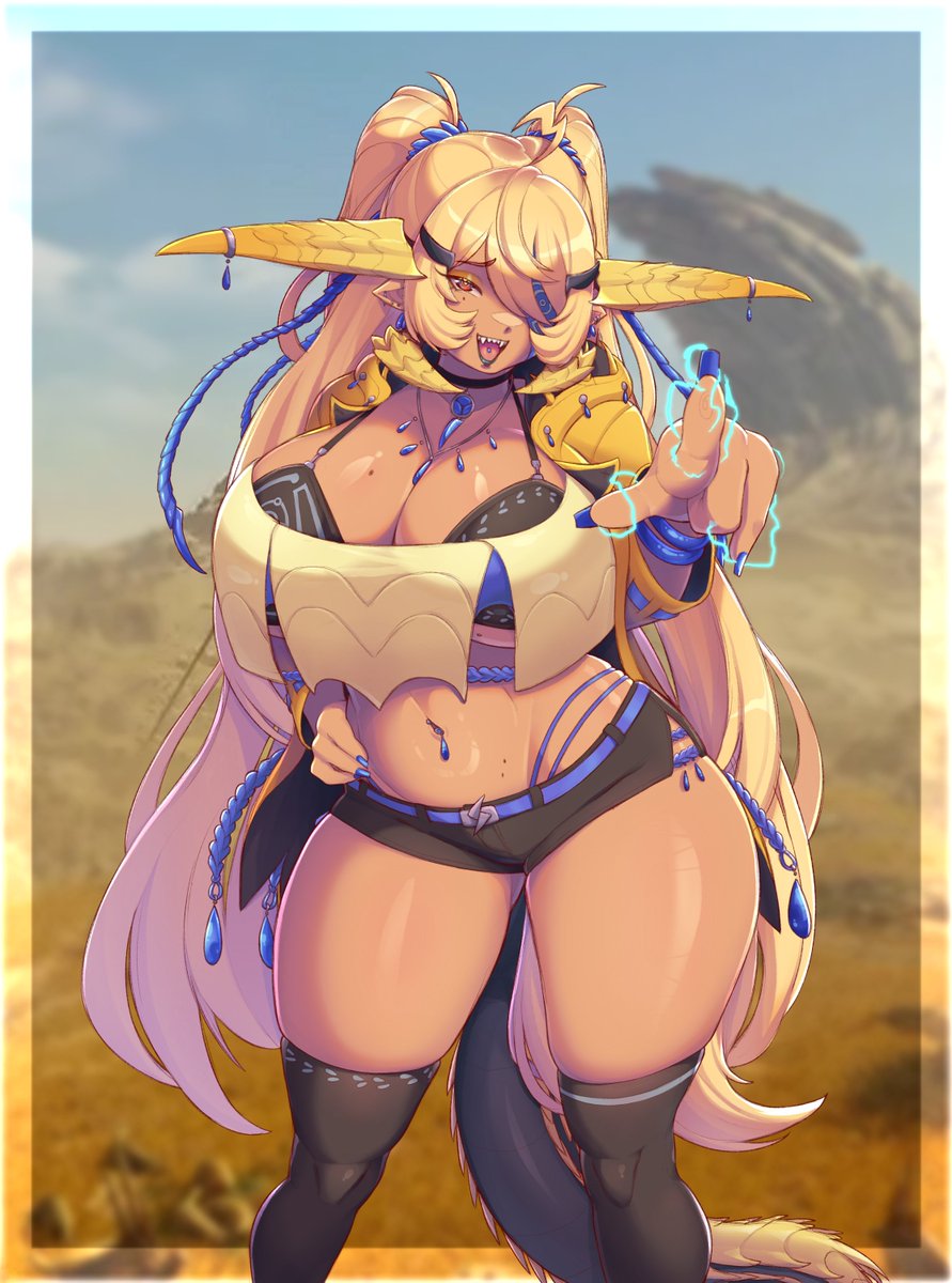 kishgull's tweet photo. Smug shortstack Rey Dau GF that sits on your lap while you play Monster Hunter and makes fun of you every time you cart #モンハンワイルズ #MHWilds https://t.co/MThpDNxrGW