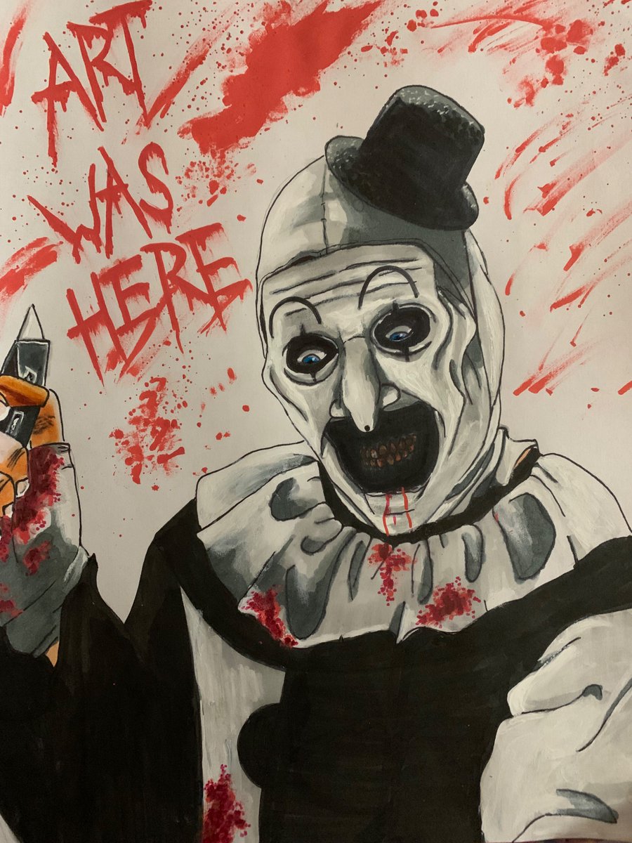 Loveamethyst90's tweet image. Which Terrifier drawing do you like more? #art #drawing #horror #terrifier
1/2