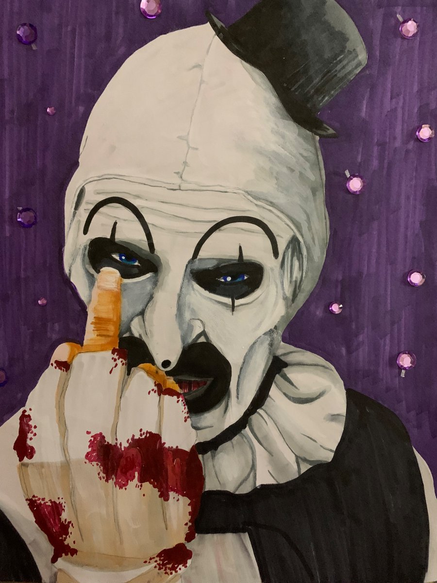 Loveamethyst90's tweet image. Which Terrifier drawing do you like more? #art #drawing #horror #terrifier
1/2