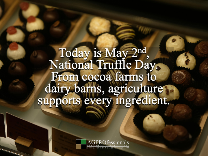 AGPConsult's tweet image. Truffles = ag 🍫

Cocoa
Dairy
Sugar
Nuts

#NationalTruffleDay #Ag