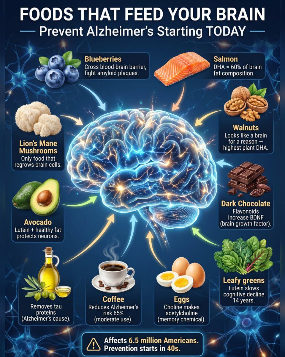 wdunlap's tweet image. Health reminder
#HealthyEats #HealthHabits #Alzheimers