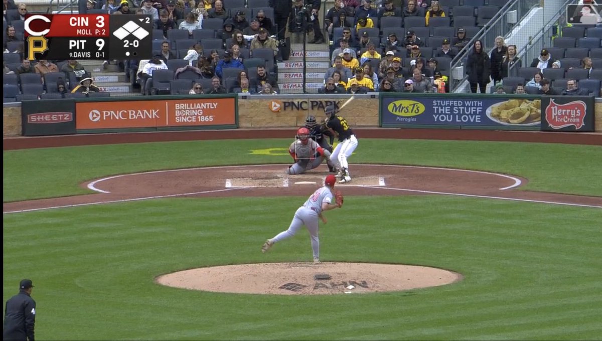OneEyeJeff's tweet photo. @ABCaesar48 He pulled this ball today and almost hit into a double play. He’s not disciplined. They say he’s a hard worker, but he’s not a disciplined hitter and that is dangerous. https://t.co/q5oRmYro7c