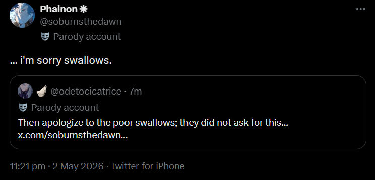ꉂ𝟒⁰̲⁰̲ 𝒃𝐢𝐫𝐝𝐬 ∗ 𝒊ɳ α 𝐭𝐫𝐞𝐧𝐜𝐡𝐜𝐨𝐚𝐭🪽 tweet media