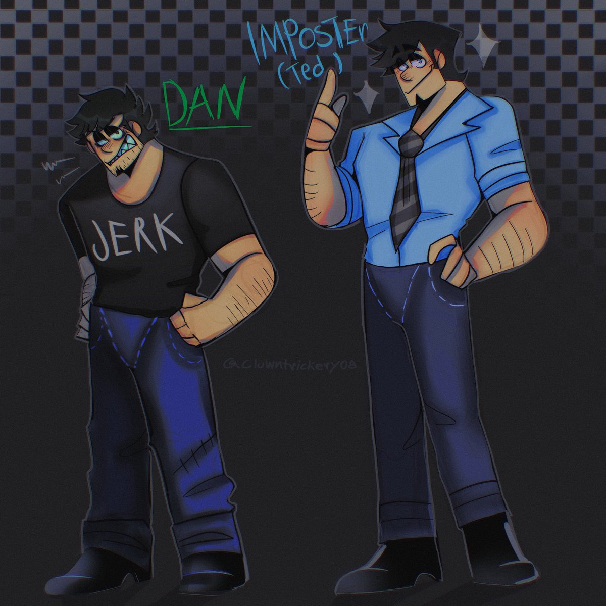 clowntrickery08's tweet image. #Danvs fanart and a bit of #jerkshipping :) ( warning, the last image might be a bit suggestive )