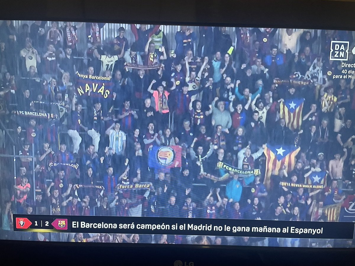 maximorgante's tweet photo. Honor a los desplazados y al equipo.

Barça 🔵🔴 SÍ
Laporta 🐷 NO

#OsasunaBarça https://t.co/hE0AS4QUeK