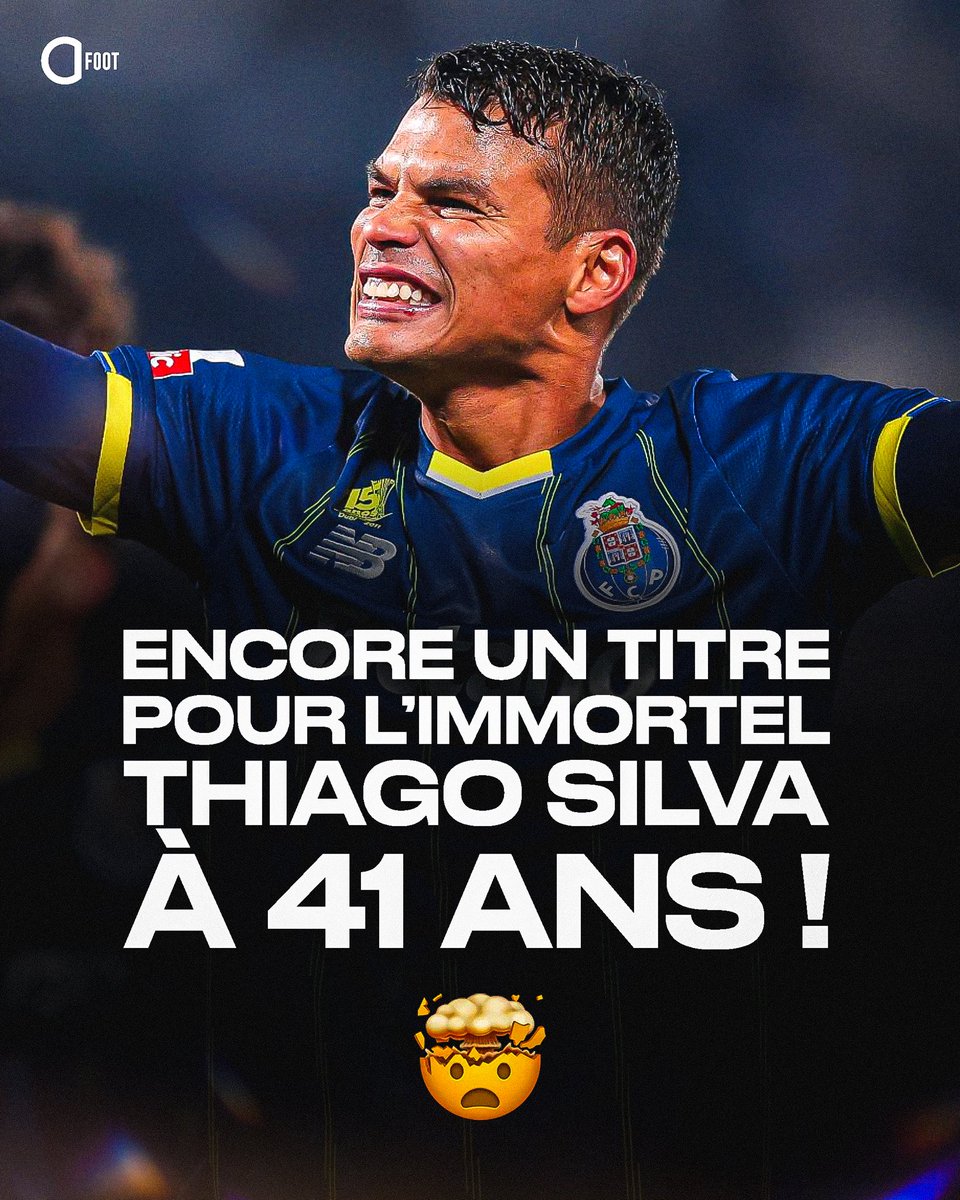 ActuFoot_'s tweet image. LE PALMARÈS DE FOU de la légende Thiago Silva 🇧🇷 (41 ans) :

⭐️ 1 Ligue des Champions
🇧🇷🏆 1 Copa America
🏆 1 Coupe du Monde des Clubs
🇫🇷🏆 ✖️7 Ligue 1
🇵🇹🏆 ✖️ 1 Liga Portugal
🇮🇹🏆 ✖️ 1 Serie A
🏆 1 Supercoupe d’Europe
🏆 1 Supercoupe d’Italie
🏆 ✖️5 Coupe de France
🏆 ✖️ 7