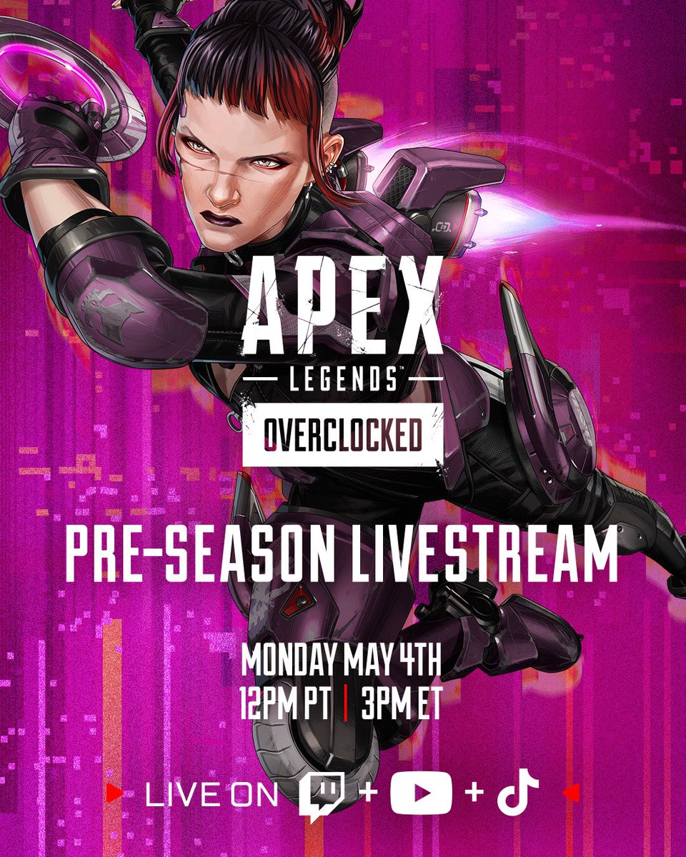 burnttear's tweet photo. THAT TIME AGAIN!!! Playing the new season early again!!#ApexOverclockedPreview #ApexPartner https://t.co/UloOb4G98p