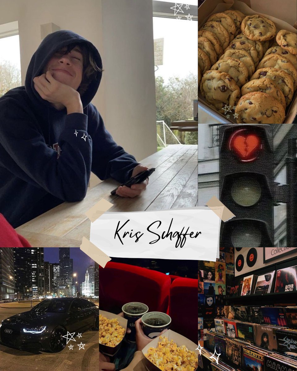 El chico nuevo del instituto
Le gusta hornear galletas para sus hermanos 

– Runaway #wattpad