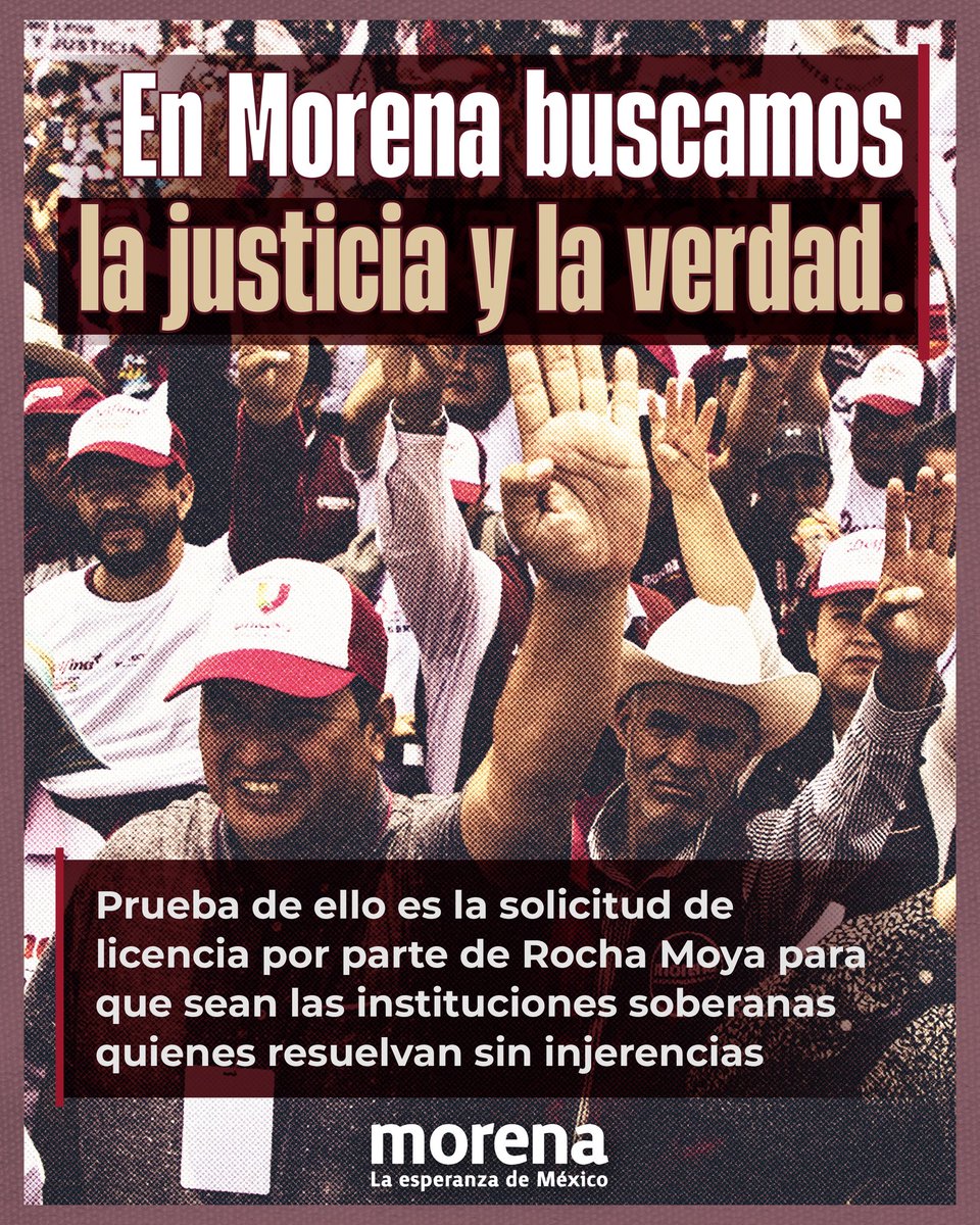 Morena tweet media