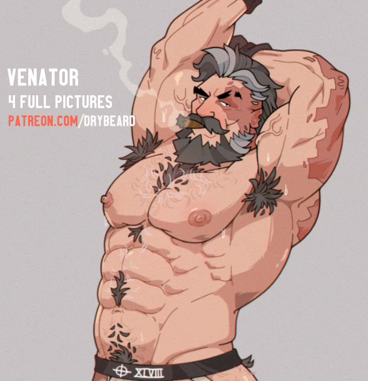 Just finished Venator! 👺 
Really happy how he turned out! Want to draw him again, maybe with somebody or from another view!