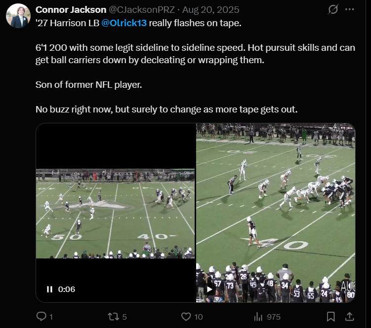 Connor Jackson tweet media